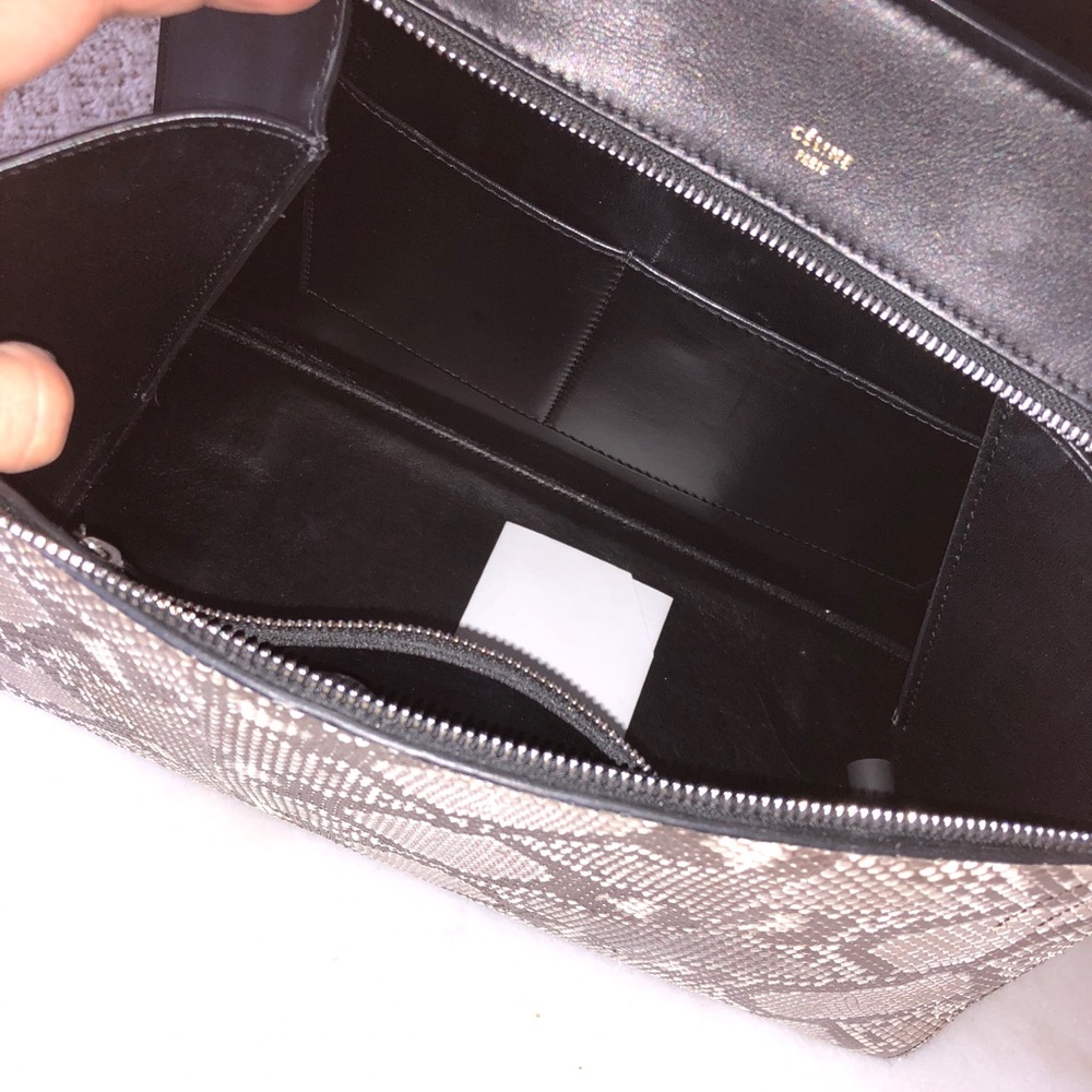 Celine python satchel - Picture 7 of 8